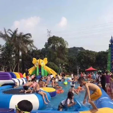 Enflatab Amusement Water Park ak Slide